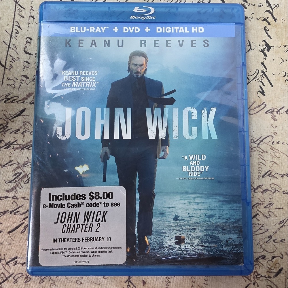 John Wick (Blu-Ray, DVD, 2014)